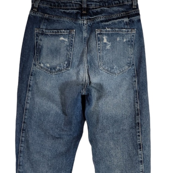 Zara High Waist Baggy Fit Jeans Size 2 - Picture 5 of 8